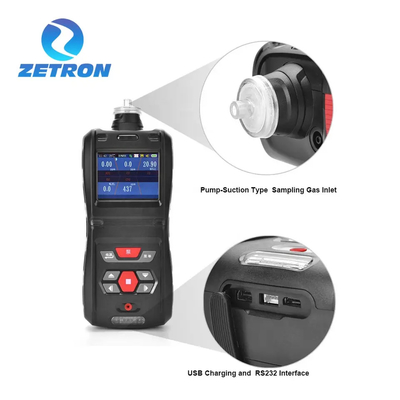 Mini Zetron MS500 Portable Multi Gas Detector USB / Modbus / LoRa